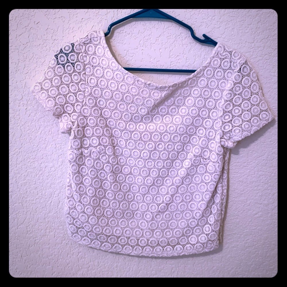 White floral print lily pulitzer x target top!
